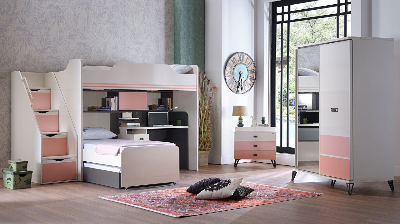 Кровать Menty с мини кроватью 90X200